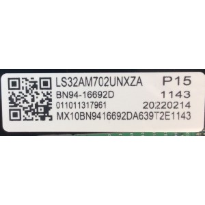 MAIN PARA SMART TV SAMSUNG 4K RESOLUCION (3840 X 2160) / NUMERO DE PARTE BN94-16692D / KANT_SU2_BUILT_IN / BN97-17985A / BN9416692D / 16692D / NUMERO DE PANEL CY-MA315HNLV1H / MODELO LS32AM702UNXZA FA01